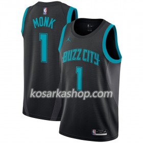 Dres Charlotte Hornets Malik Monk 1 2018-19 Jordan Brand City Edition Crna Swingman